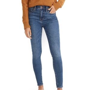 NWT Madewell 10” High Rise Skinny Jeans Size 24